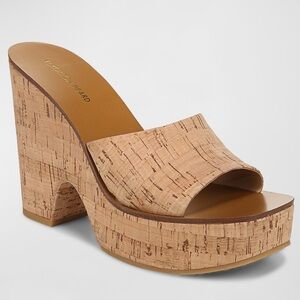 Veronica Beard Cork Platform Sandals